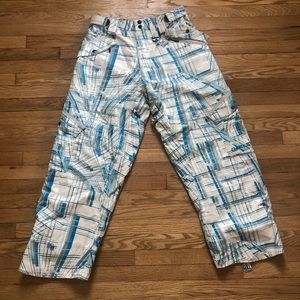 Oakley Ski Snowboard Pants🎿 White Blue Size L Men